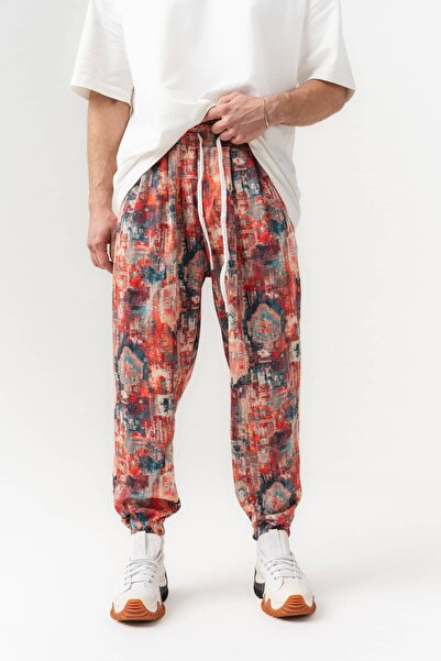 go gang own Φρέσκο σαλβάρι με ελαστικές μέση και μανσέτες