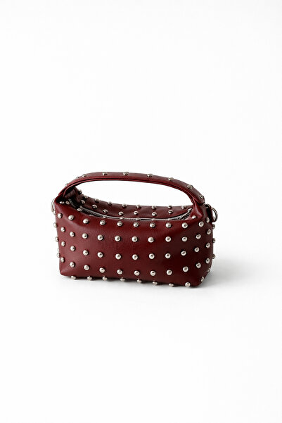YAKOBAG Stella Studded Women's Shoulder Bag & Crossbody Bag – Chain Detail