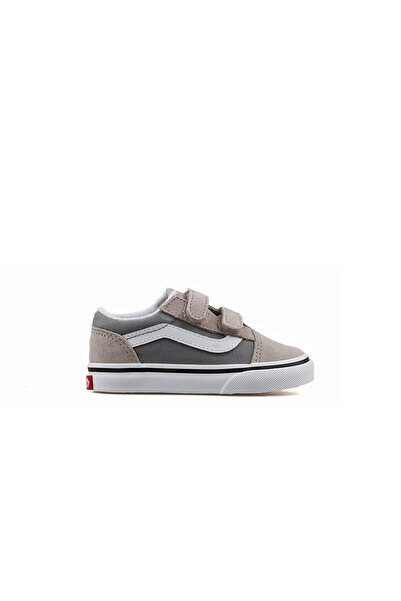 Vans Old Skool V Βρεφικά Casual Παπούτσια VN000CRW85T1 Γκρι
