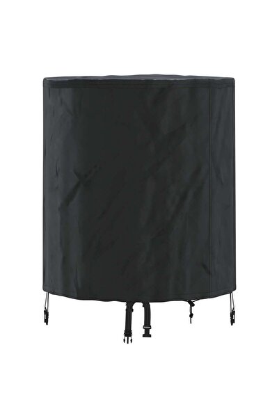 vidaxl Copertă pentru masă Simplu Negru 62 x 62 x 70 cm țesătură
