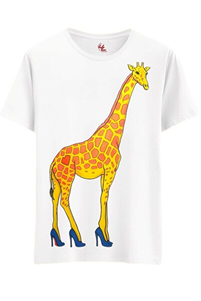 Rabona Fashion Giraffe Escaping from the Catwalk – Design Children's T-Shirt