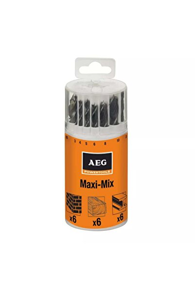 AEG Max Mix Multi Beton Ahşap Metal Delme Seti 18 Parça