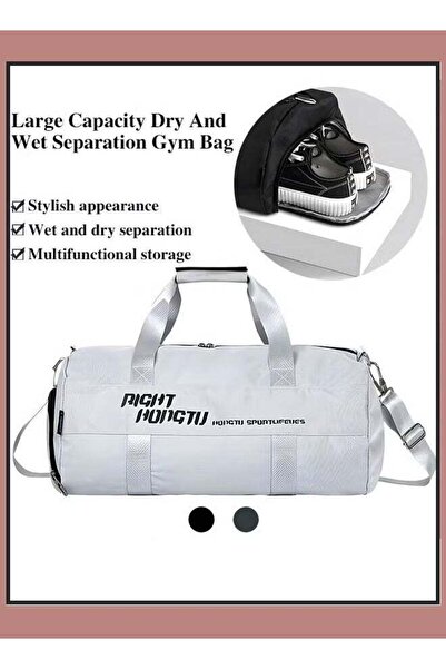 Arabest حقيبة سفر كبيرة الحجم، حقيبة رياضية، حقيبة أمتعة، حجرة أحذية منفصلة، ...