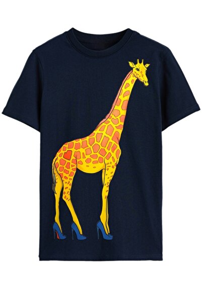 Rabona Fashion Giraffe Escaping from the Catwalk – Design Children's T-Shirt