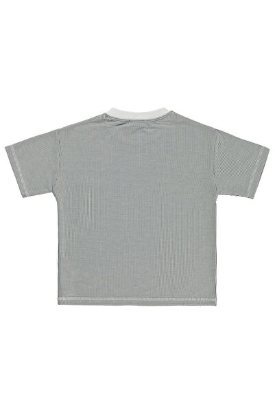 Civil Boys Karyoka Stitched T-Shirt for Ages 6-9 - Blue 6-7 Years