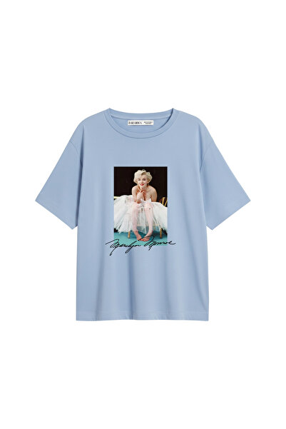 CİNEMA MODA Tricou pentru femei Marilyn Monroe's Beauty cu imprimeu Relaxed F...