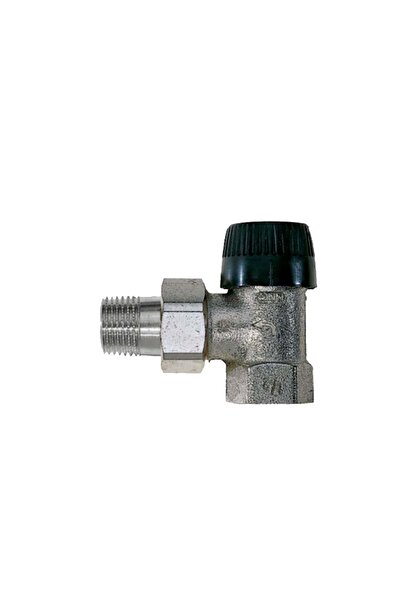 HONEYWELL Robinet de retur al radiatorului de colț, conexiune cu inel O de 1/2"