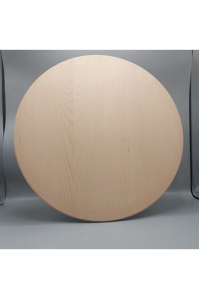Empressco Ahşap Ayaklı Yer Sofrası Çap:48cm Yük:19.5cm