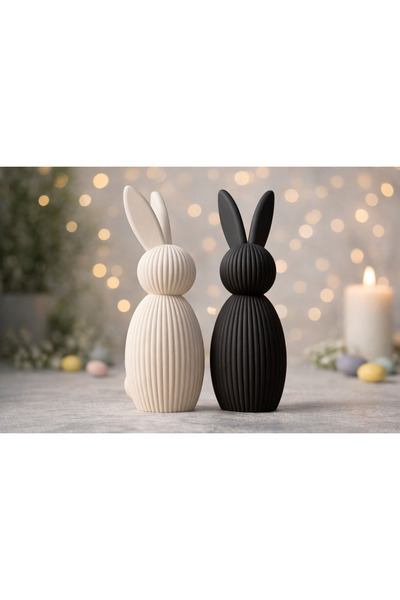alazservices „Bunny Minimal”- Iepurași decorativi – decor modern pentru Paște