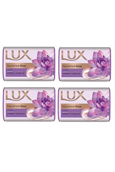 LUX صابون صلب مغذي ومشرق 100 جرام 4 قطع