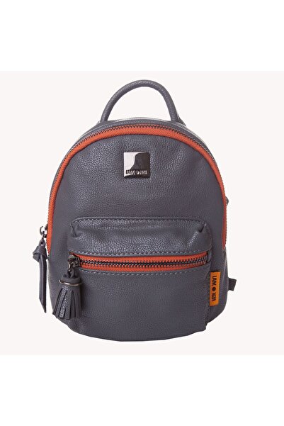 Lamonza Rucsac de damă Daisy 17x16x9 cm Gri închis