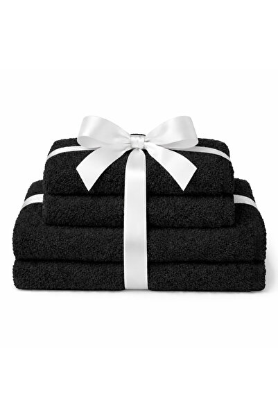 The Cotton Connection 2 Bath Towels & 2 Hand Towels, 4-Piece Towel Set – 600 ...