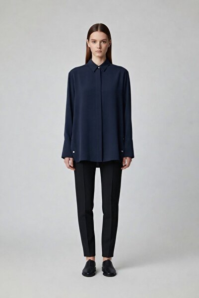 Zühre Gömlek Lacivert g-0131 - 38