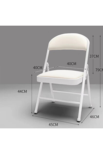 Sumkyle 1 Pack Folding Chairs with Cushion, Padded Folding Chairs, 330 LBS Ca...