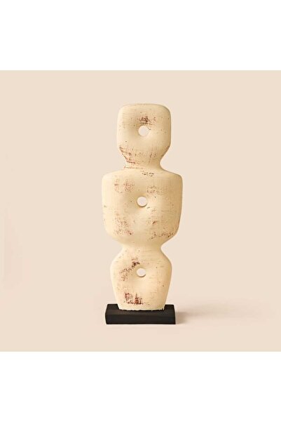 Evidea Deco Eskitme İskandinav Dekor - Bej - 36 cm