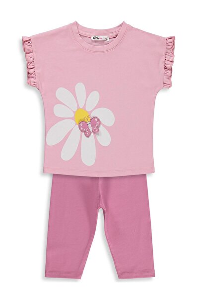 Civil Girls Дівчачий комплект з принтом маргариток для дітей 2-5 років - роже...