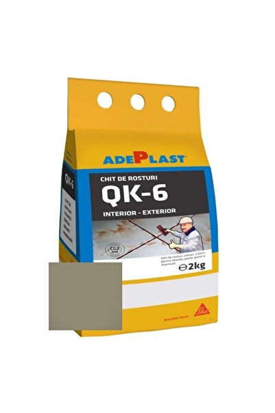 Adeplast Chit pentru faianță și pereți Quarz Gri Petrol 2 kg (ceramic, porțel...
