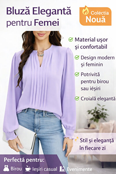 UNOMED Elegant Blouse for Women, Modern Design, Comfortable Material, Wrinkle...