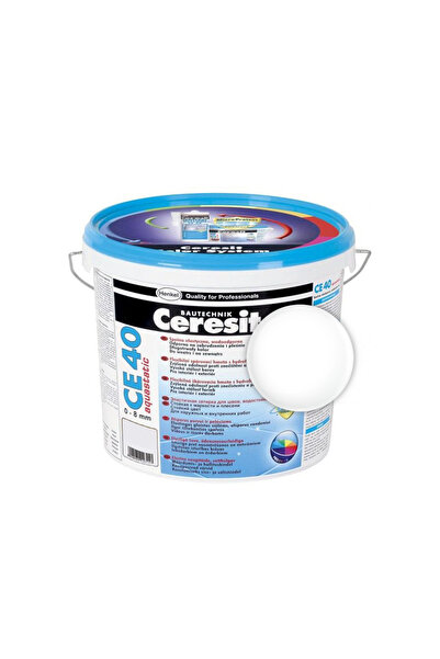 Ceresit Chit de rosturi pentru plăci și pereți CE 40 Alb 5 kg, impermeabil, f...
