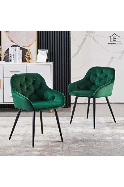 Elindor Set de 2 scaune de masă ergonomice Elindor®, design contemporan, 85 ×...