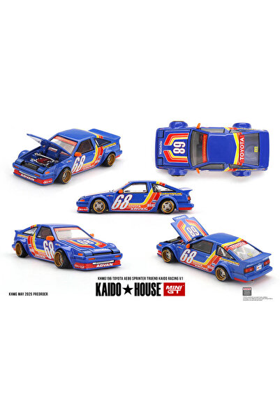 HOT WHEELS Mini GT 1/64 Kaido House Toyota AE86 Sprinter Trueno Kaido Racing ...