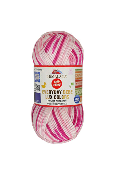 Himalaya Bebe Lux Colors 5-Pack Advantageous 100% Anti-Pilling Acrylic 100 Gr...