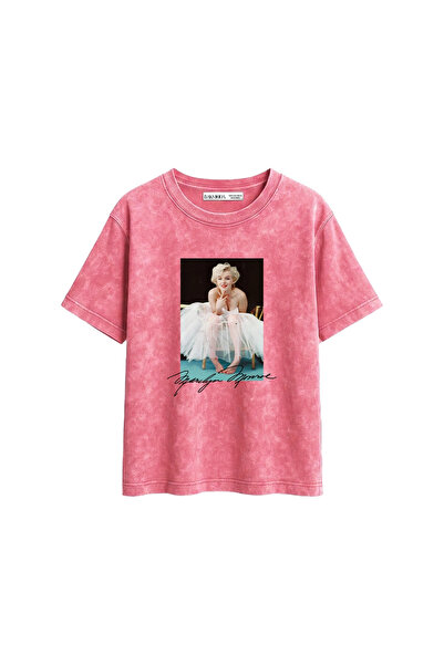 CİNEMA MODA Tricou pentru femei Marilyn Monroe's Beauty cu imprimeu Relaxed F...