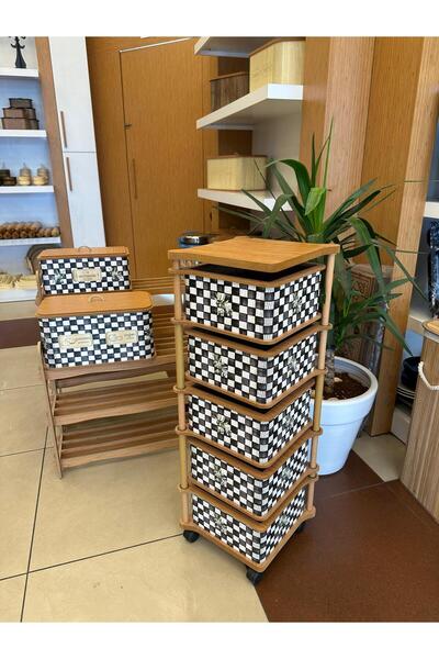 Empressco Ahşap 5 Li Sebzelik