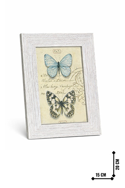 BYTA إطار ذو حافة سميكة باللون الرمادي مقاس 15x20 سم