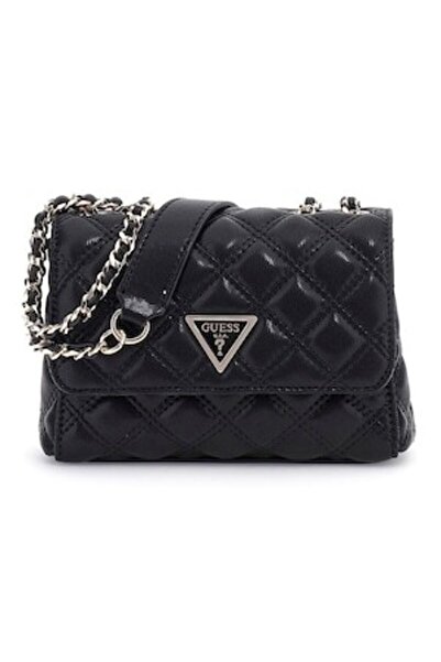Guess Geantă crossbody cu aspect matlasat Spark, neagră