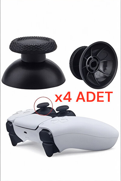 Playstation 5 Ps5 Analog Knob 4 Pcs (2 pairs) - Dualsense Arm Compatible Joystick Spare Parts Set