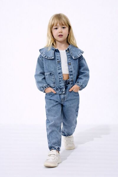 ipekkids ΚΟΡΙΤΣΙΣΤΙΚΑ ΕΝΔΥΜΑΤΑ ΕΠΙΣΗΜΗ ΣΥΛΛΟΓΗ ΤΖΙΝ ΣΕΤ 3 ΤΕΜΑΧΙΩΝ