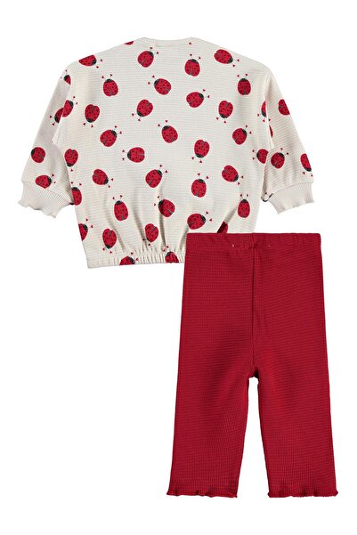 Civil Baby Ladybug Printed 6-18 Months Set - Beige 18-24 Months