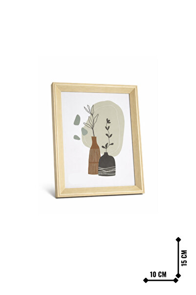 BYTA Leather N Edge Frame Cream 15X10 cm