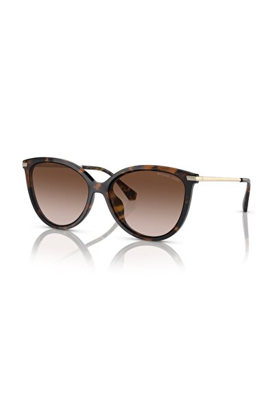 MICHEAL KORS MK 2184U 300613 56 Dupont Kadın Cat Eye Kırçıllı Kahverengi Kemi...
