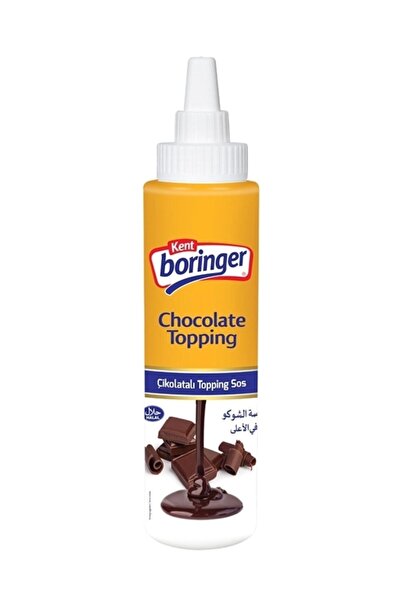 KENT Boringer Cikolatalı Topping Sos 300 gr(SİLİNDİR)