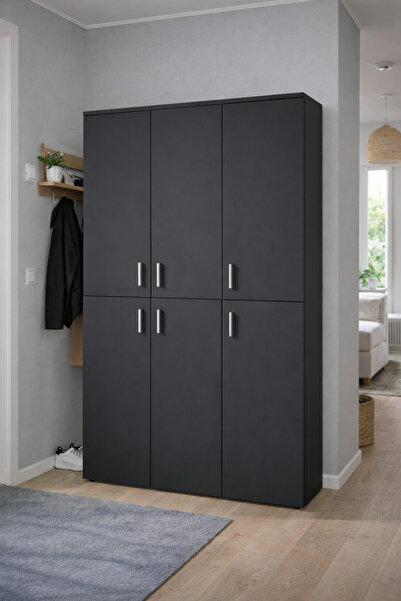 Tdesigno Zeyna Ayakkabılık - Çok Amaçlı Dolap - Kiler Dolabı - 120 cm