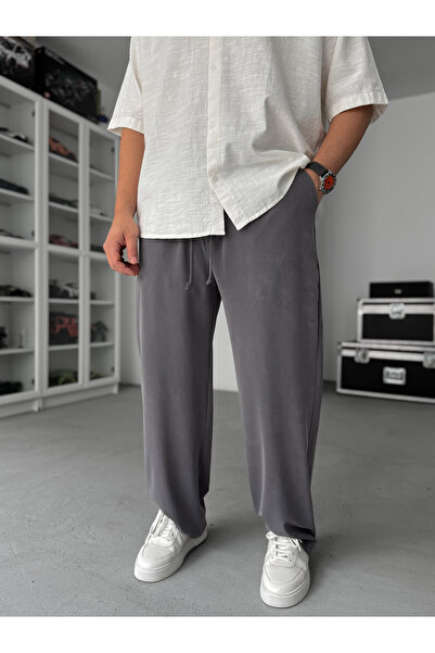 BYBASICMAN Smoked Washed Stretch Fabric Baggy Pants Jj-139