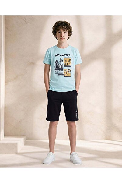 REDTAG طقم بيجاما أزرق للأولاد الكبار من لوس أنجلوس