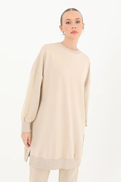 Loreen Basic Sweat - Beige Beige
