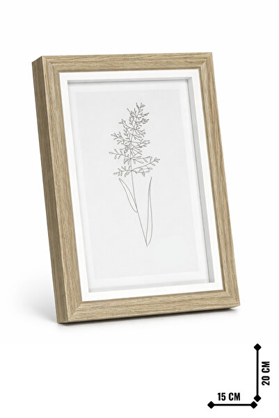 BYTA إطار ذو حافة رفيعة بني 15x20 سم