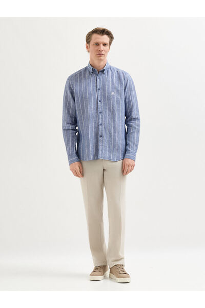 Karaca Lacivert Gömlek