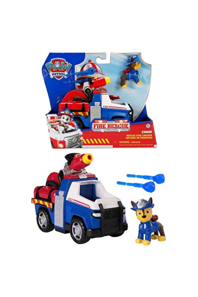 PAW PATROL Fire Rescue Figür ve Kurtarma Aracı - Chase