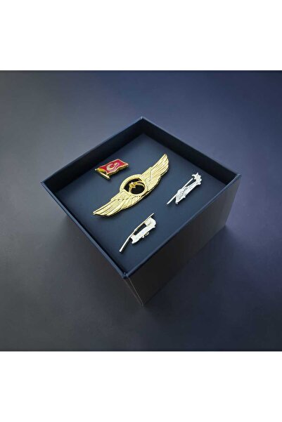 kho military design 9.5x9.5x6 cm. Kutusunda 1 Adet Metal Pilot Brove-3 Adet M...