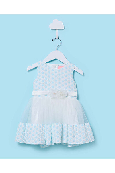 REDTAG Infant Girls White Party Dress