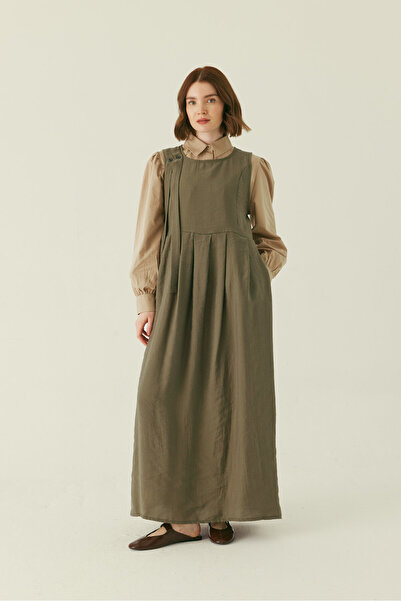 ZÜLAYS Pileli Tensel Jile Haki