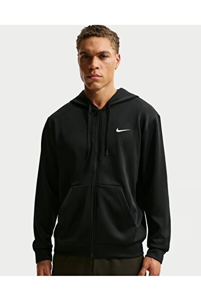 Nike If2982 Dri-FIT UV Fleece Fermuarlı Kapüşonlu Üst 010 Sweatshırt