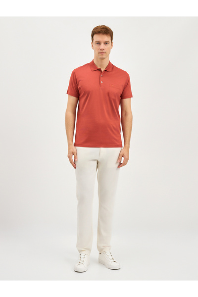 Karaca Kiremit T-Shirt-Polo Yaka Tişört
