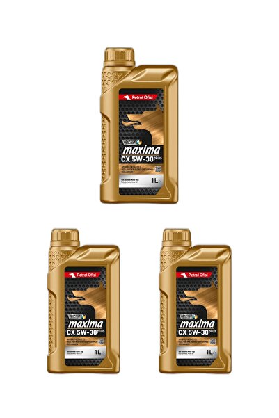 Petrol Ofisi Ulei de motor CX 5W30 Plus 1L – Pachet de 3
