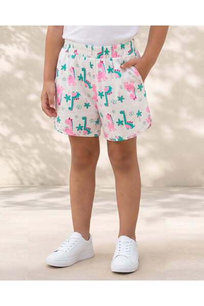 REDTAG شورتات كاجوال متعددة الألوان للبنات